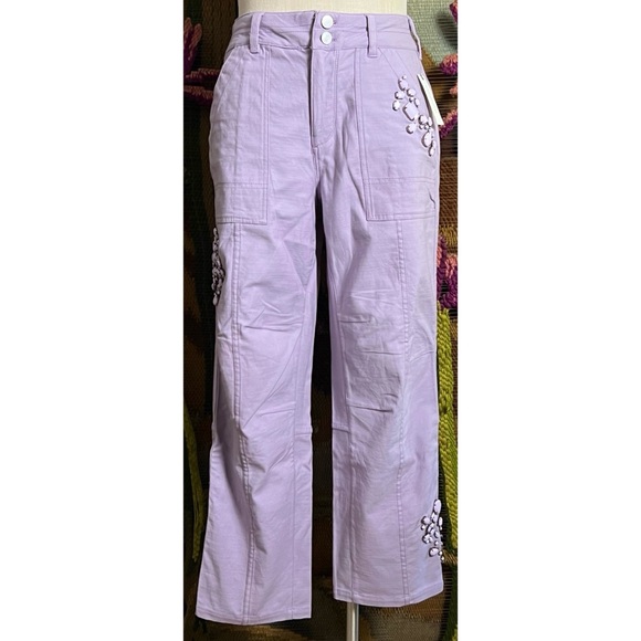 Anthropologie Denim - Anthropologie Wanderer Jeweled Pants 27